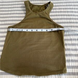 Olive green Saski Tank Top size small